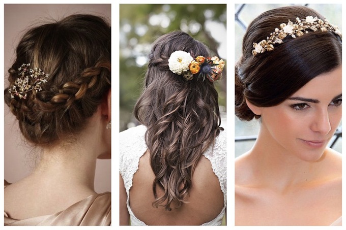 Coiffure mariage d'autome
