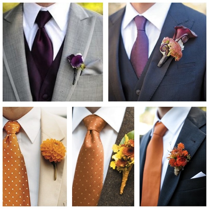 Costume mariage d'automne