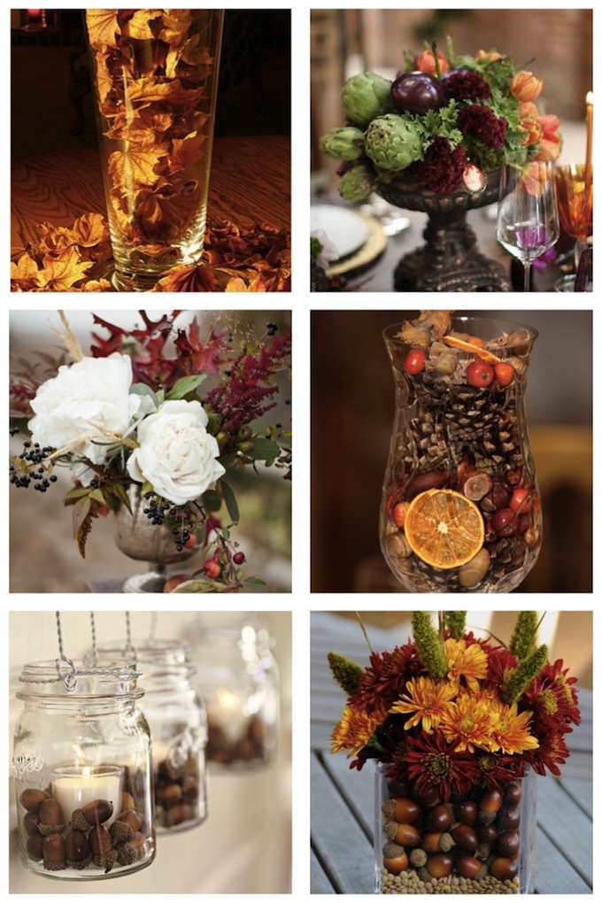 décoration mariage d'automne