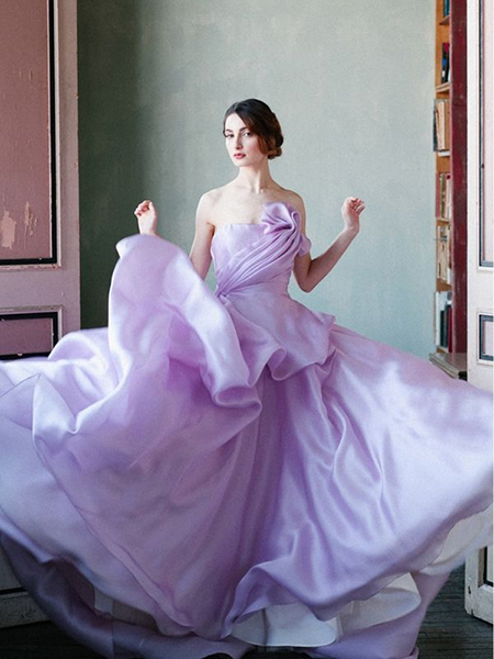 robe de mariée mauve