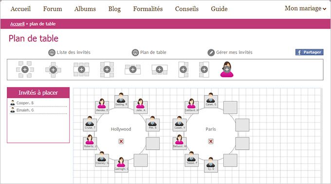 Simplifiez-vous la vie avec le nouvel outil Plan de table de mariage.ch!