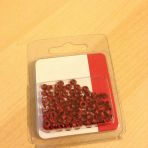 100 oeillets Artemio rouges bordeaux (5mm) : 2 frs