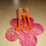  - 18 chevalets oranges, 17cm de hauteur
