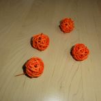  - 60 boules oranges 