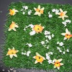 tapis fleurs syntétique 24x24cm 
2x
3.- pce