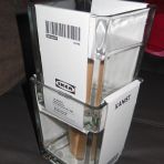 2 vases Ikea Kanist
17cm 
5.- pièce 
