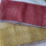 Bandes de strass découpables  rouge et dorée: Fr. 5.- pièce