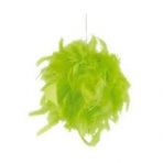 2x boule en plume vert 12cm : 4.50/pcs